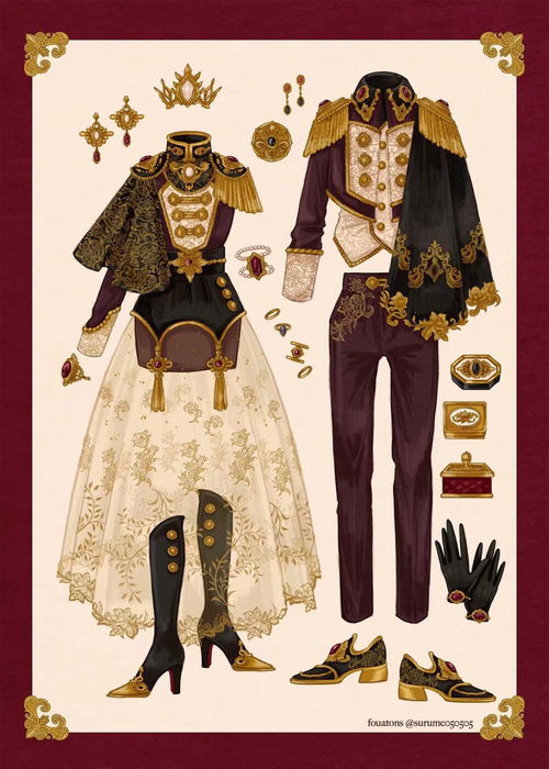 漫画 服饰 设计 参考 系列